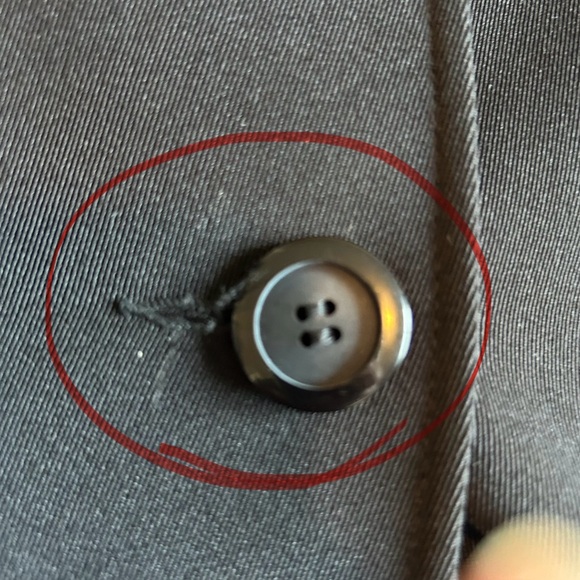 Lovely Long Black Trench/Dress Coat with belt. Great for dressing up or down - Picture 14 of 16